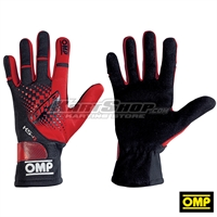 OMP KS-4 Gloves, Red / Black