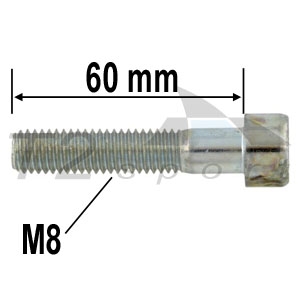 Bolt allen, M8x60mm