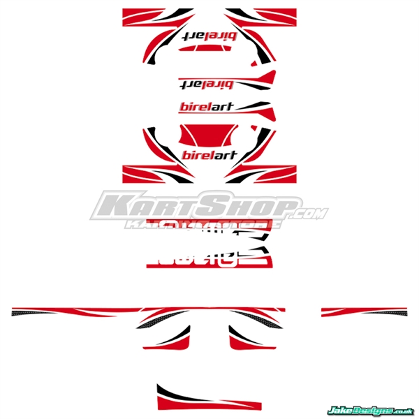 Stickers for X30 Head, Birel Art