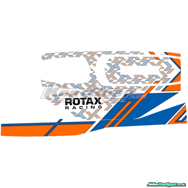 Stickers for Battery holder with Rotax logo, Exprit