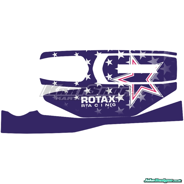 Stickers for Battery holder with Rotax logo, Kosmic