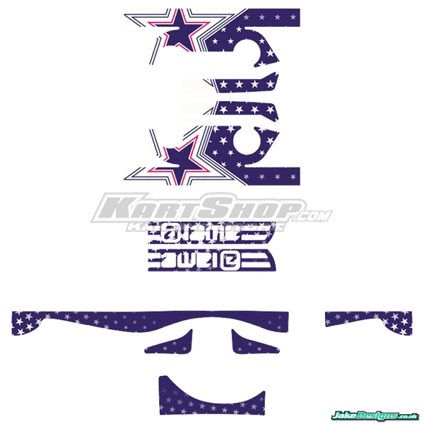 Stickers for X30 Head, Kosmic