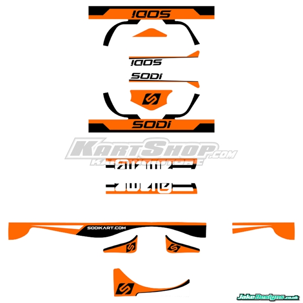 Stickers for X30 Head, Sodi
