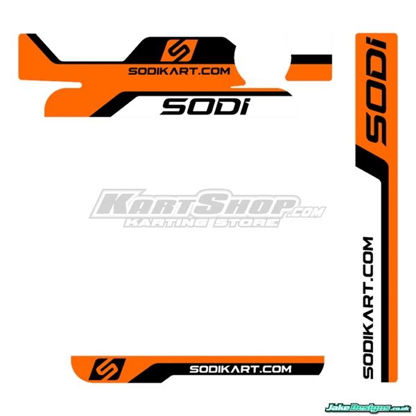 Stickers for X30 Radiator, Big, Sodi