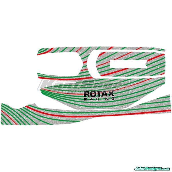 Stickers for Battery holder with Rotax logo, Tonykart
