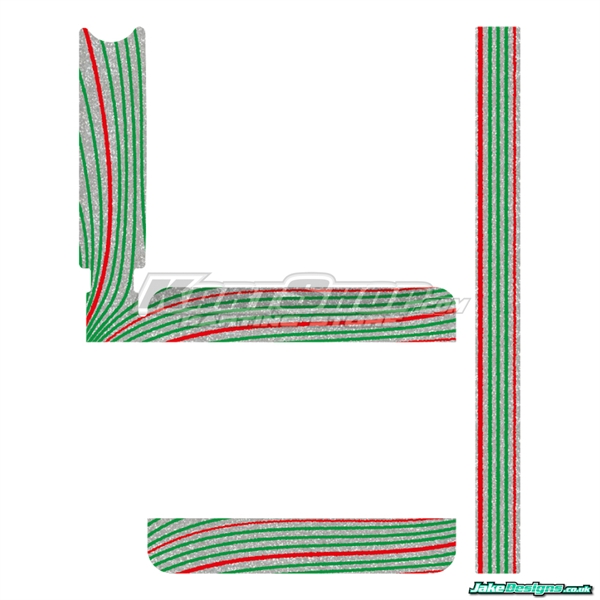Stickers for X30 Radiator, Standard, Tonykart