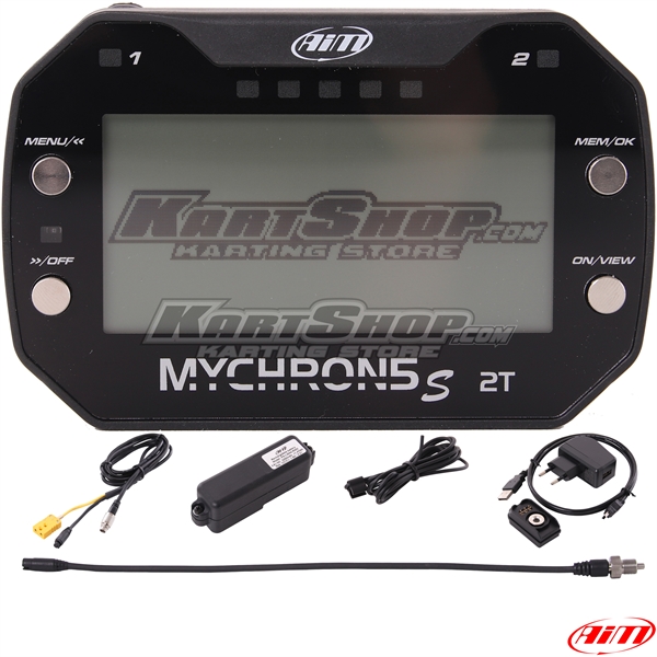 Lap timer, MyChron5S 2T, with water temperature sensor