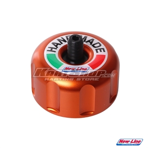 Radiator Cap, Aluminium, Orange