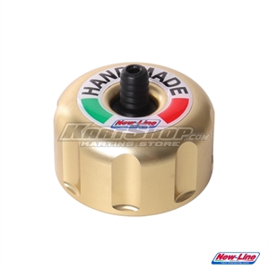 Radiator Cap, Aluminium, Gold