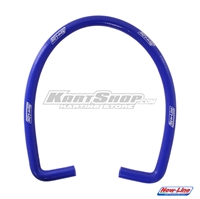 Silicon hose double bend 90´Blue, New Line