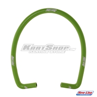 Silicon hose double bend 90´green, New Line
