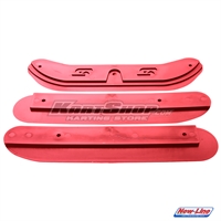 New Line Slim Chassis Protection kit, 3 pieces, Red