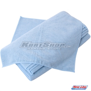 Microfiber cleaning cloth, Blue, 10 pcs, New Line