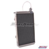 Radiator complete with supports, 24 x 43 x 3.5 cm, RS Max