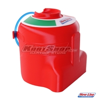 Plastic cylinder cover, TM KZ, New Line, Red