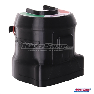 Cylinder cover, Plastic, Black, Iame OK / OK-N / KZ