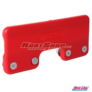 Chassis protection, 3 mm, 1 pcs, Red