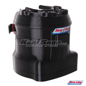 Cylinder cover, Plastic, Black, Iame S125
