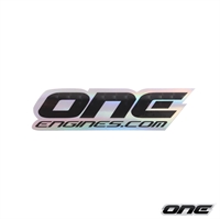 One Engines Stickers, 105 x 28 mm