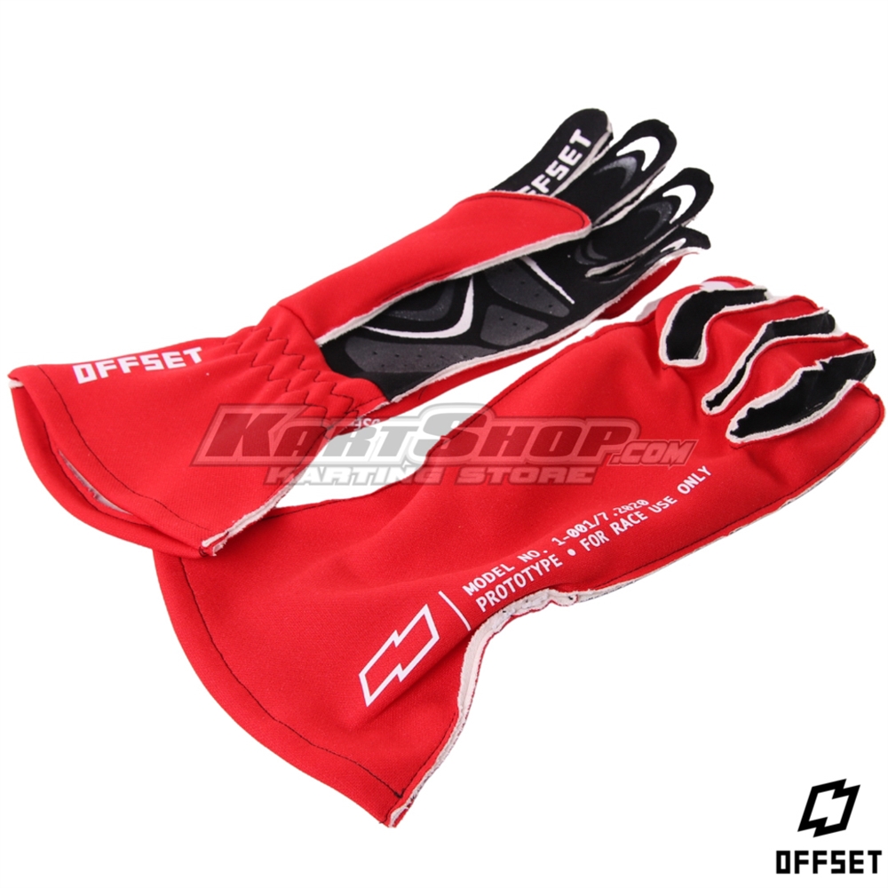 OFFSET One Gloves, Red, Size L