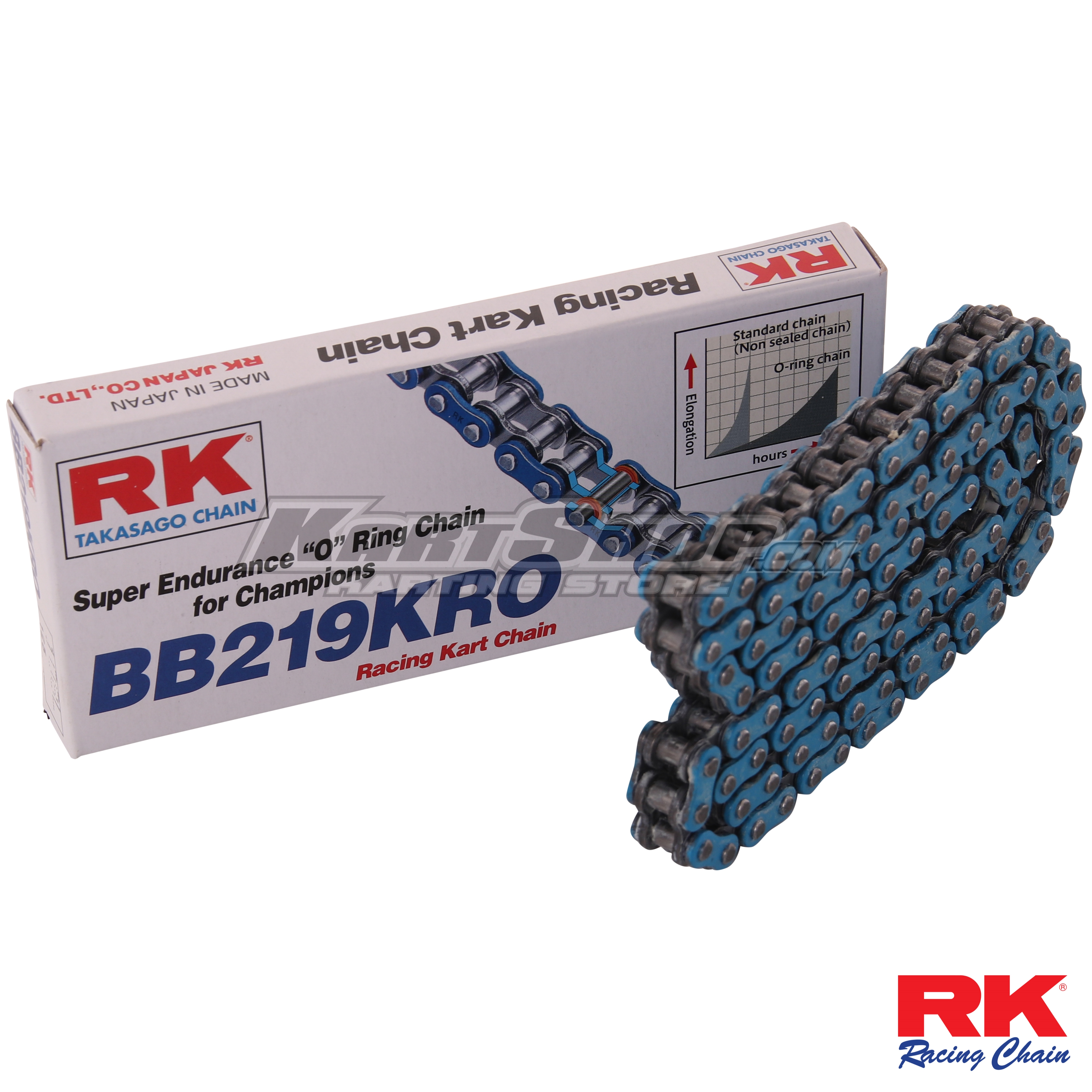 O-ring racing chain from RK with 116 links