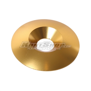 Counter sunk washer 30 x 8 mm, gold