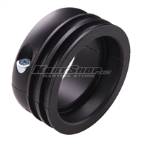 Aluminium Pulley for 50mm axle, Black anodized