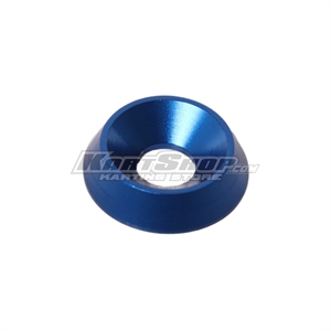 Counter sunk washer 18 x 6 mm, blue