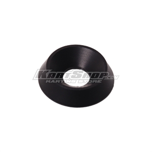 Counter sunk washer 18 x 6 mm, black