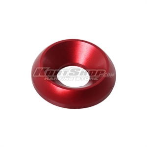 Counter sunk washer 19 x 8 mm, red