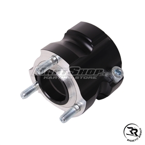 Rear Hub, D50 x 65 mm, Black, Aluminium