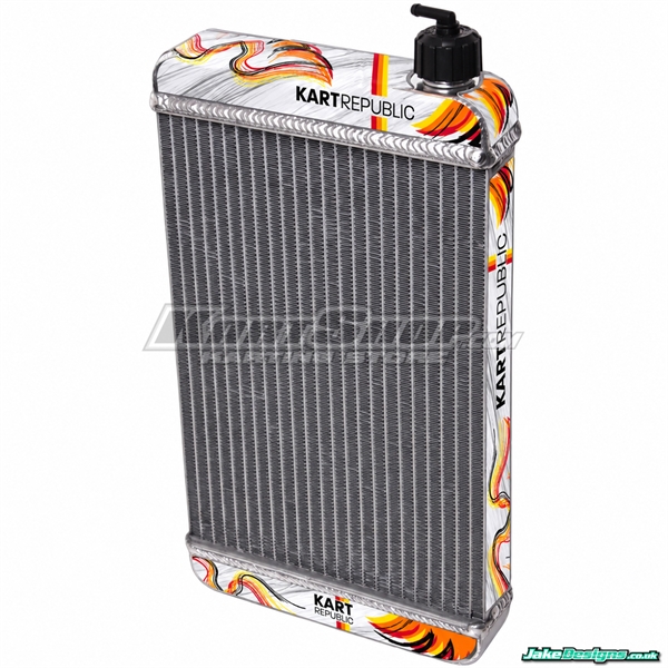 Stickers for X30 Radiator, Big, Kart Republic