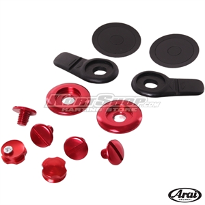 Screw kit, CK6, Red