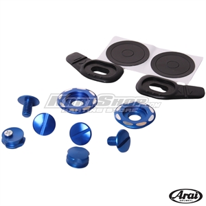 Screw kit, GP6 / SK6, Oval, Blue
