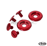 Arai screw kit, GP6 / SK6, Red