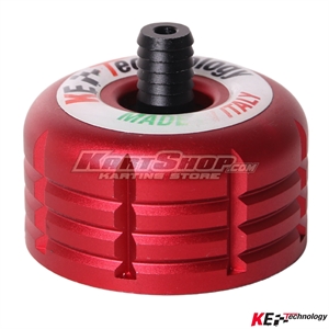 Radiator Cap, Aluminium, Red