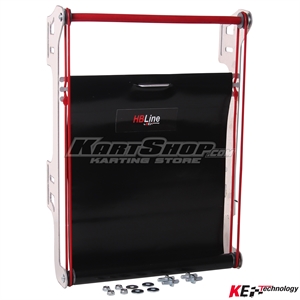 Air choke for 39,5 x 26 x 4 cm Radiator, Black