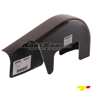 Composite chain guard, carbon fibre surface, OK/IAME/X30