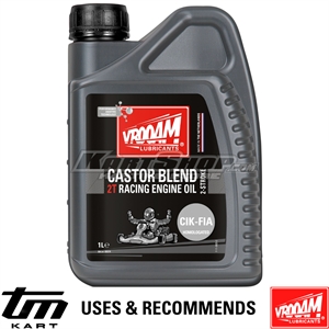 Vrooam Castor Blend, 2T Oil, CIK homologated