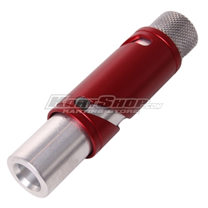Stub axle spacer tool, D25 mm stub axle, Red