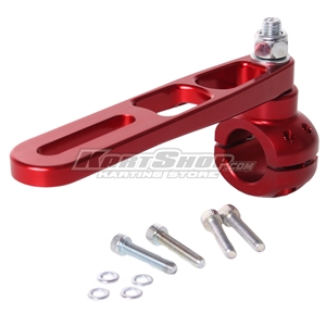 Exhaust bracket Rotax, D28 mm, Red