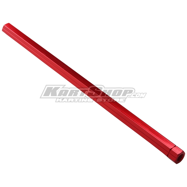 Hexagonal track rod, 270 mm, Red