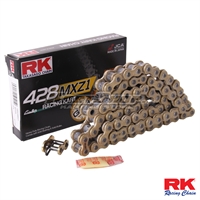 RK chain for KZ, 428 gold , 60 , with chain link