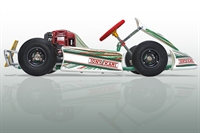 OTK TonyKart side view of complete go kart chassis