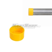 Cap for 50mm axle, Yellow