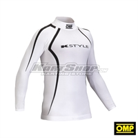 OMP Long Sleeve Shirt, White, Size XL/XXL