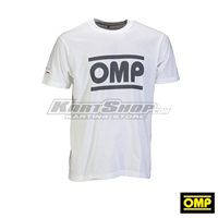 OMP T-Shirt, White, Size S